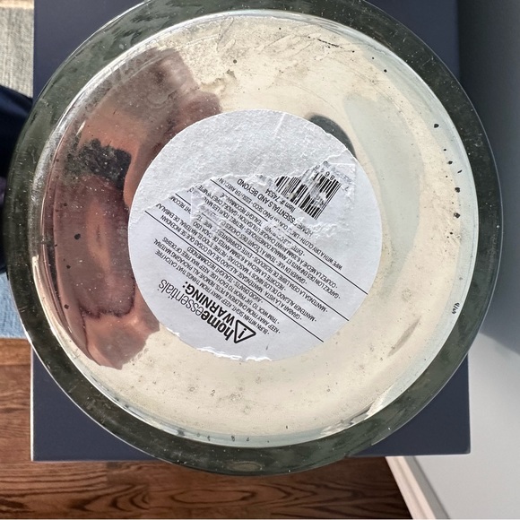 Home Essentials Mercury Glass Diamond Geometric Pillar Candle Holder Vase 7 1/2” - Picture 5 of 5